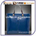 Best Selling Faux PU Leather Korean Style Fashion Handbag Promotional Tote Latest Design Travel Messenger Bag